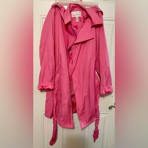 Jaclyn Smith Pink Trench Coat